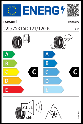 DAVANTI WINTOURA VAN 225/75 R16C 121/120 R WINTERreifen
